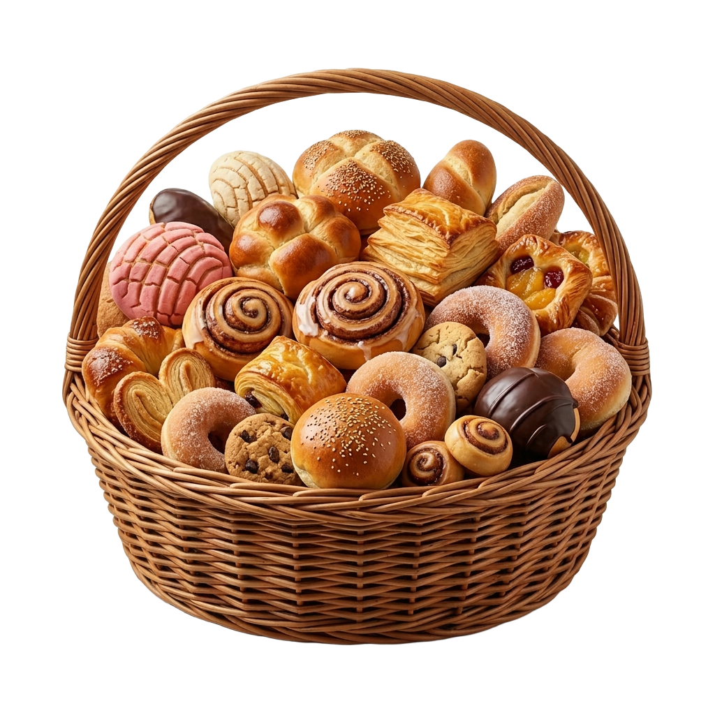 Canasta de postres saludables